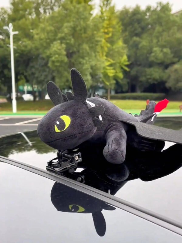 Car Roof Dragon Doll with Moving Wings