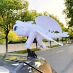 Car Roof Dragon Doll with Moving Wings